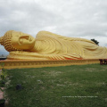 Gold überzogene kleine schlafende große Buddha-Statue